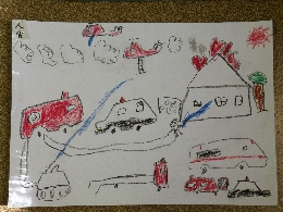 少年の部（ポスター）人賞（託麻原小 2年 田村 れんのすけ）.JPG